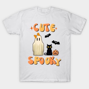 Cute Spooky | Ghost Halloween T-Shirt